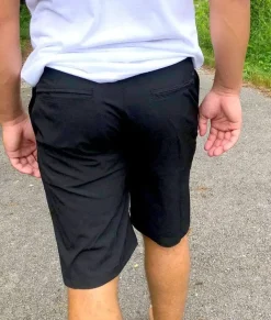 Bottoms>Nayked Apparel Men'S Black Hybrid Stretch Short