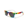 Accessories>Nayked Apparel Men'S Classic Retro Sunglasses With Uv Protection, Lifetime Guarantee Rainbow