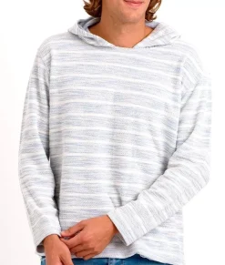 Shirts>Nayked Apparel Men'S Cotton/Poly Striped French Terry Hoodie/Discontinued