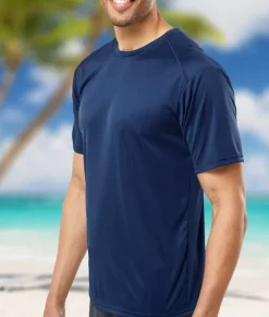 Workout Wear>Nayked Apparel Men'S Islander Performance Upf Short Sleeve T-Shirt