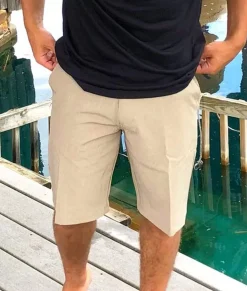 Swim>Nayked Apparel Men'S Khaki Hybrid Stretch Short