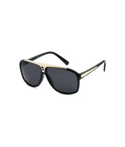 Accessories>Nayked Apparel Men'S Metal Flat-Top Aviator Sunglasses, Lifetime Guarantee