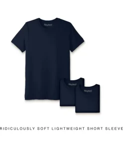 T-Shirts>Nayked Apparel Men'S 3Pk Ridiculously Soft Lightweight Crew Neck T-Shirt