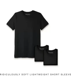 T-Shirts>Nayked Apparel Men'S 3Pk Ridiculously Soft Lightweight Crew Neck T-Shirt