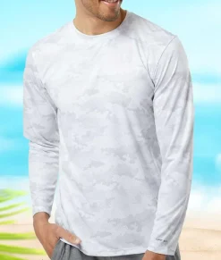 Workout Wear>Nayked Apparel Men'S Pompano Performance Upf Camo Long Sleeve T-Shirt