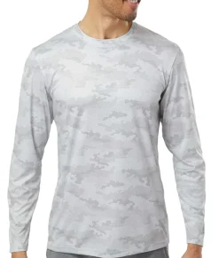 Workout Wear>Nayked Apparel Men'S Pompano Performance Upf Camo Long Sleeve T-Shirt