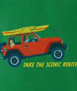 T-Shirts>Nayked Apparel Men'S Ridiculously Soft 100% Cotton Graphic Tee | Take The Scenic Route