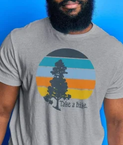 Shirts>Nayked Apparel Men'S Ridiculously Soft Big Graphic T-Shirt | Take A Hike