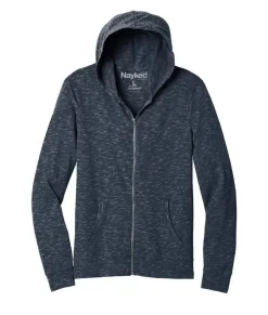 Hoodies & Sweatshirts>Nayked Apparel Men'S Ridiculously Soft Big Lightweight Full-Zip Hoodie