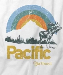Shirts>Nayked Apparel Men'S Ridiculously Soft Big Graphic T-Shirt | Pacific Northwest