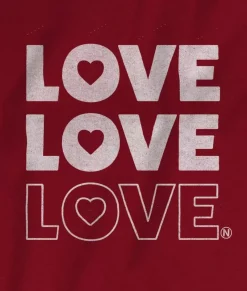 Shirts>Nayked Apparel Men'S Ridiculously Soft Cotton Long Sleeve Graphic Tee | Love Love Love