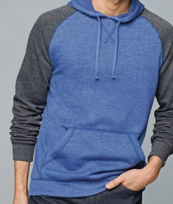 Shirts>Nayked Apparel Men'S Ridiculously Soft Fleece Raglan Hoodie