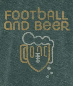Hoodies & Sweatshirts>Nayked Apparel Men'S Ridiculously Soft Fleece Graphic Pullover Sweatshirt | Football And Beer