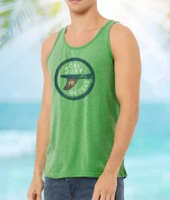Tanks>Nayked Apparel Men'S Ridiculously Soft Lightweight Graphic Tank Top | Surf Rebels