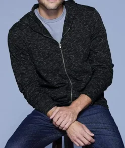 Outerwear>Nayked Apparel Men'S Ridiculously Soft Lightweight Full-Zip Hoodie