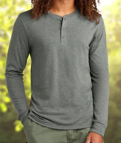 T-Shirts>Nayked Apparel Men'S Ridiculously Soft Long Sleeve Henley