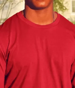 Shirts>Nayked Apparel Men'S Ridiculously Soft Long Sleeve 100% Cotton T-Shirt