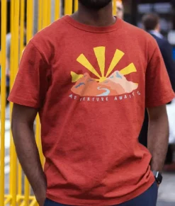 Shirts>Nayked Apparel Men'S Ridiculously Soft Midweight Graphic Tee | Adventure Awaits