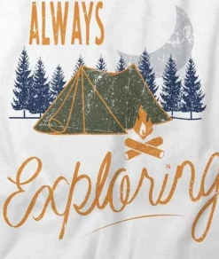 Shirts>Nayked Apparel Men'S Ridiculously Soft Midweight Graphic Tee | Always Exploring