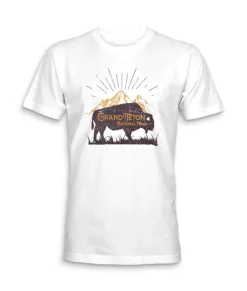 T-Shirts>Nayked Apparel Men'S Ridiculously Soft Midweight Graphic Tee | Grand Teton National Park