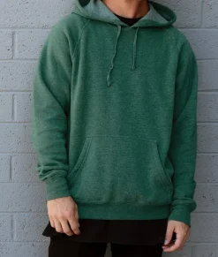 Workout Wear>Nayked Apparel Men'S Ridiculously Soft Midweight Raglan Hooded Sweatshirt