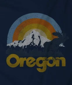 Shirts>Nayked Apparel Men'S Ridiculously Soft Midweight Graphic Tee | Oregon