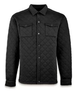 Shirts>Nayked Apparel Men'S Ridiculously Soft Quilted Shirt Jacket