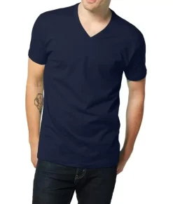 Shirts>Nayked Apparel Men'S Ridiculously Soft Short Sleeve V-Neck 100% Cotton Shirt