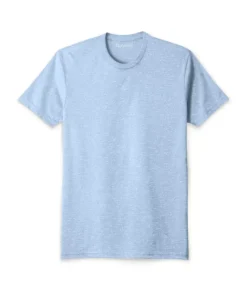 T-Shirts>Nayked Apparel Men'S Ridiculously Soft Sueded Snow Heathered T-Shirt