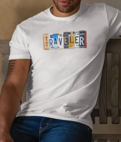 T-Shirts>Nayked Apparel Men'S Ridiculously Soft Sueded Graphic Tee | Traveler