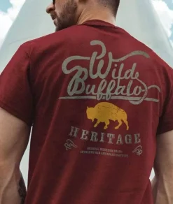 Shirts>Nayked Apparel Men'S Ridiculously Soft Sueded Graphic Tee | Wild Buffalo