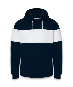 Hoodies & Sweatshirts>Nayked Apparel Men'S Ridiculously Soft Sueded Fleece Varsity Block Hoodie