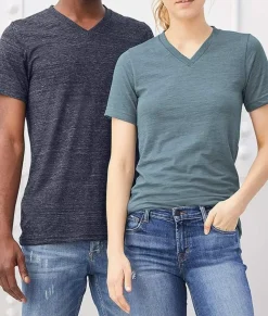 T-Shirts>Nayked Apparel Men'S Short Sleeve Slub Jersey V-Neck T-Shirt