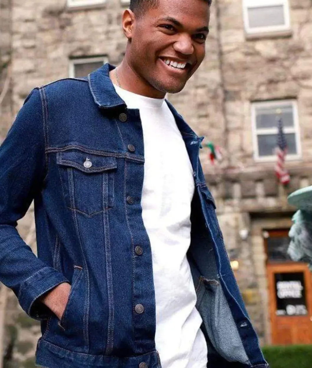 Outerwear>Nayked Apparel Men'S Soft Vintage Denim Jacket