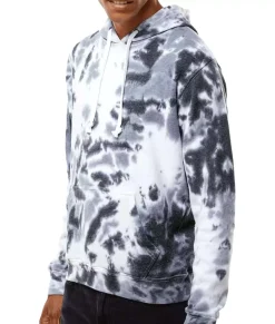 Hoodies & Sweatshirts>Nayked Apparel Men'S Soft Washed Tie Dye Fleece Hoodie