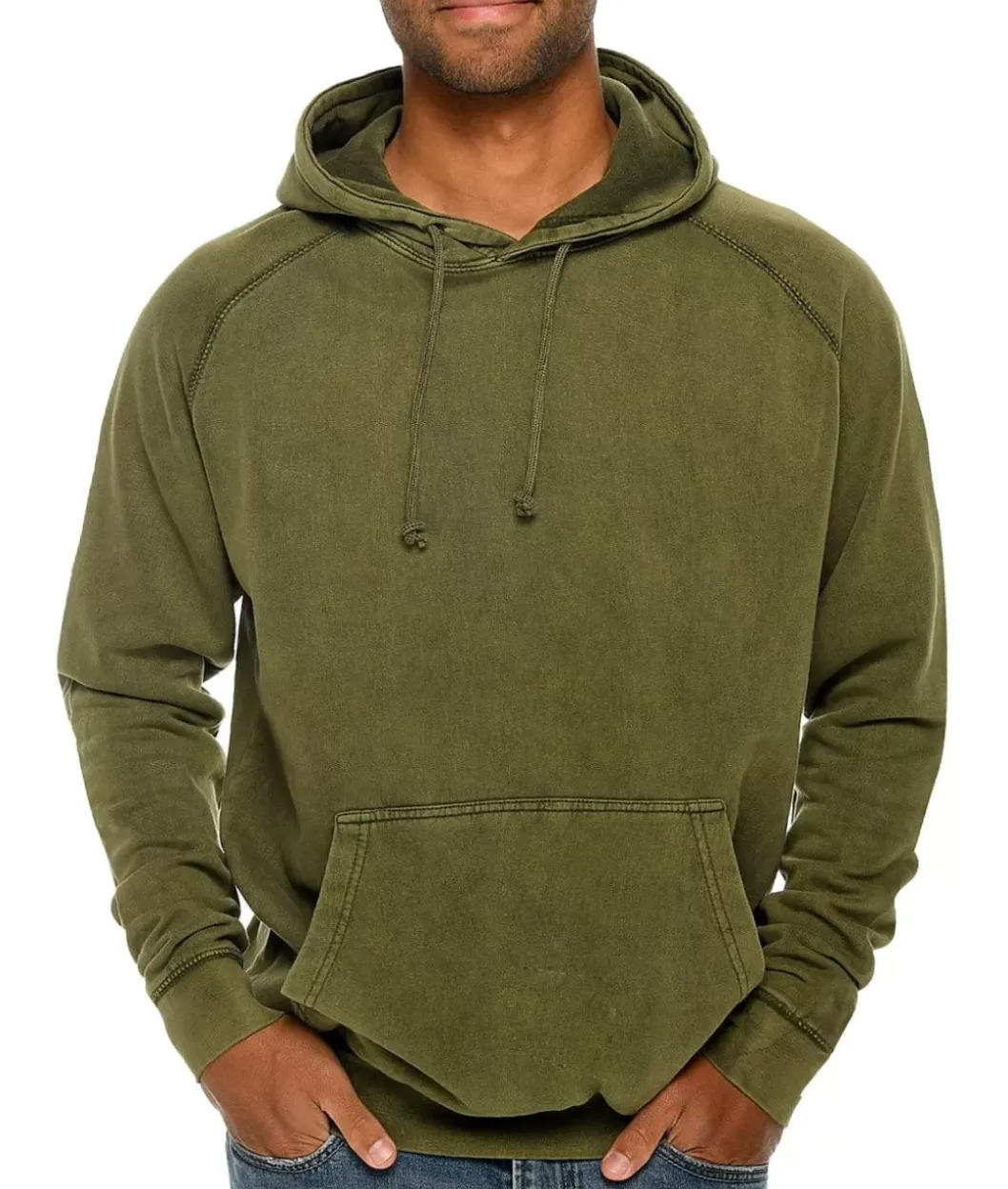 Hoodies & Sweatshirts>Nayked Apparel Men'S Vintage Fleece Raglan Hoodie