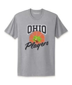 Tops>Nayked Apparel Ridiculously Soft Cotton Graphic Tee | Ohio Players (Buckeye Leaf)