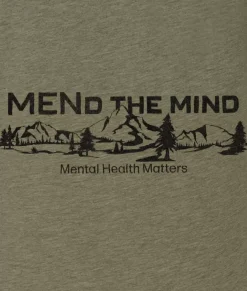 Shirts>Nayked Apparel Ridiculously Soft Crew Neck Graphic T-Shirt | Mend The Mind-Landscape