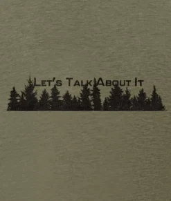 T-Shirts>Nayked Apparel Ridiculously Soft Crew Neck Graphic T-Shirt | Let'S Talk About It