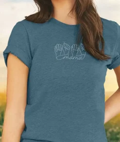 Tops>Nayked Apparel Ridiculously Soft Heather Sueded Graphic Tee | Mama Signed