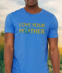 Tops>Nayked Apparel Ridiculously Soft Heather Sueded Graphic Tee | Love Your Mother