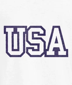 T-Shirts>Nayked Apparel Ridiculously Soft Men'S Usa Text Shirt