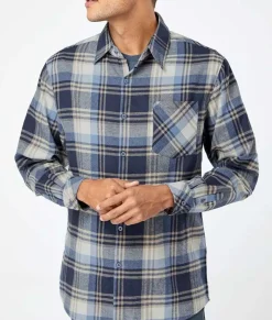 Shirts>Nayked Apparel Soft Flannel Plaid Shirt With Chest Pocket