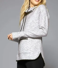 Hoodies & Sweatshirts>Nayked Apparel Women'S Athleisure Cowl Neck Pullover