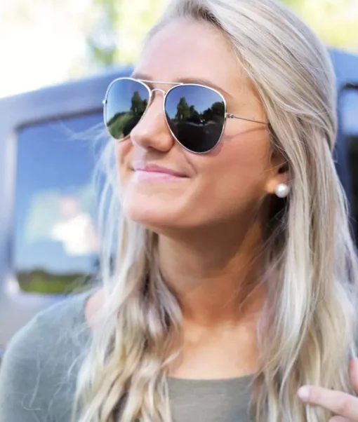 Accessories>Nayked Apparel Women'S Aviator Polarized Sunglasses, Lifetime Guarantee