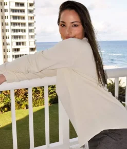 Tops>Nayked Apparel Women'S California Wave Wash Crewneck Sweatshirt