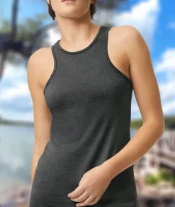 Tank Tops>Nayked Apparel Women'S Ridiculously Soft Recycled Racerneck Tank