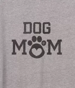 T-Shirts>Nayked Apparel Women'S Ridiculously Soft Vintage Crop Graphic Tee | Dog Mom