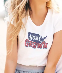 Tops>Nayked Apparel Women'S Ridiculously Soft Lightweight Graphic Tee | Homegrown