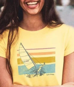 Tops>Nayked Apparel Women'S Ridiculously Soft Midweight Graphic Tee | Let'S Coast